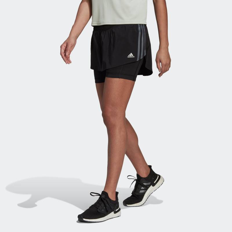 adidas Performance Laufshorts »RUN ICONS 3STREIFEN RUNNING SKORT«, (1 tlg.) von adidas Performance