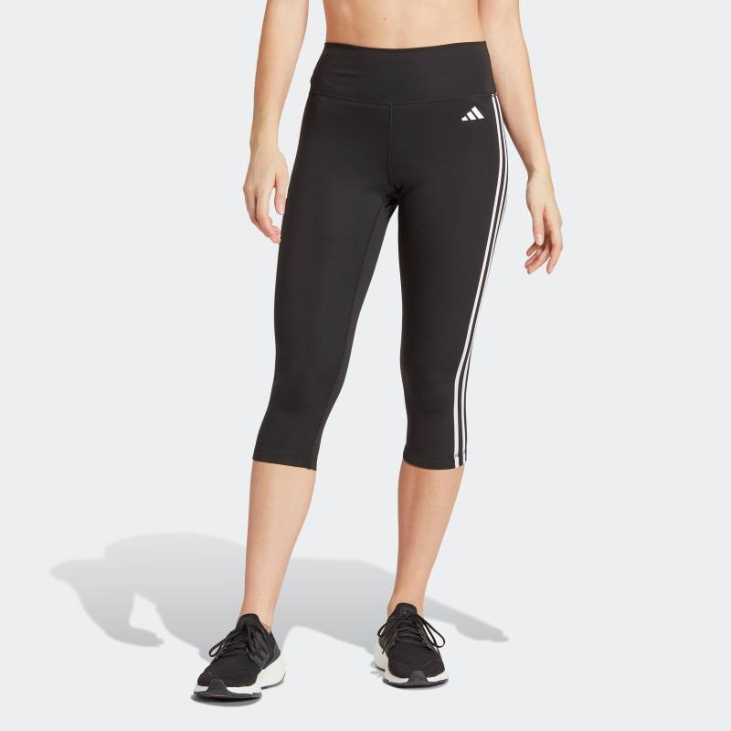 adidas Performance Trainingstights »TRAIN ESSENTIALS 3STREIFEN HIGHWAISTED 3/4«, (1 tlg.), (atmungsaktiv, schnell trocknend) von adidas Performance