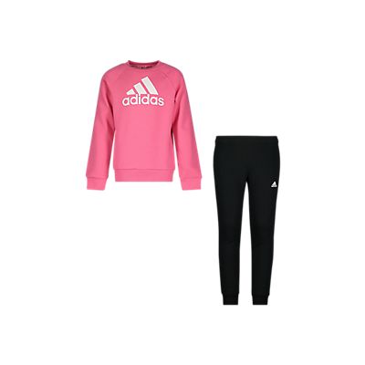 Essentials Logo Fleece Mädchen Trainingsanzug von adidas Sportswear