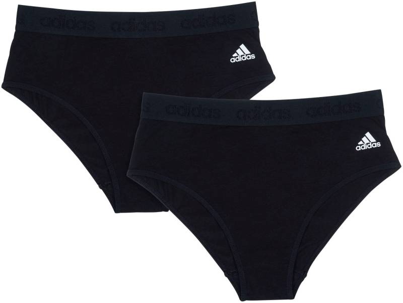 adidas Sportswear Bikinislip »"Smart Cotton"«, (2er-Pack), mit verbesserter Atmungsaktivität von adidas Sportswear