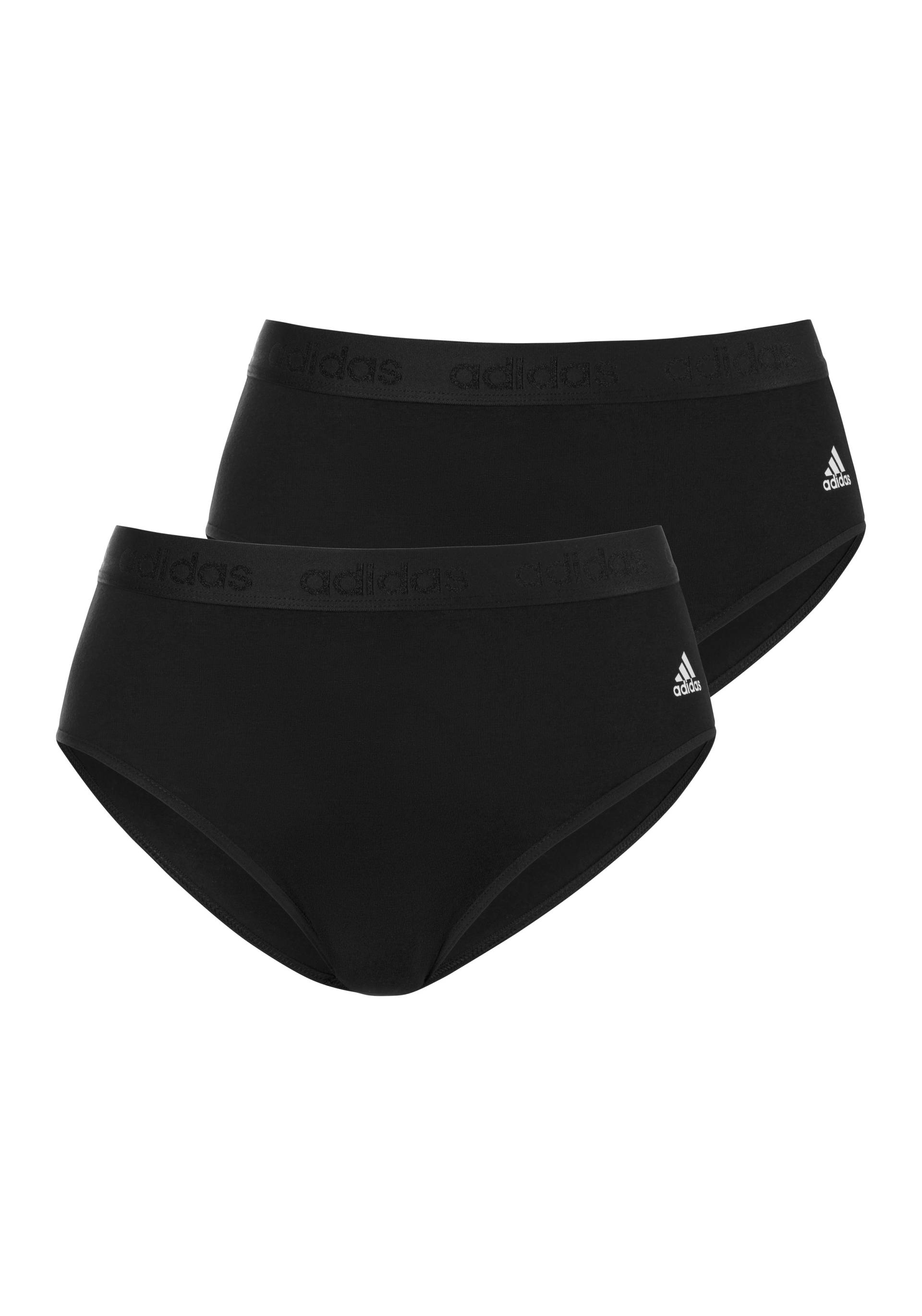 adidas Sportswear Bikinislip »"Smart Cotton"«, (2er-Pack), mit verbesserter Atmungsaktivität von adidas Sportswear