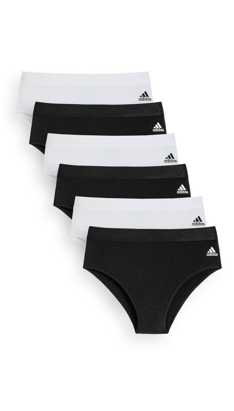 adidas Sportswear Bikinislip »"Sport Cotton Logo"«, (6er Pack), mit verbesserter Atmungsaktivität von adidas Sportswear