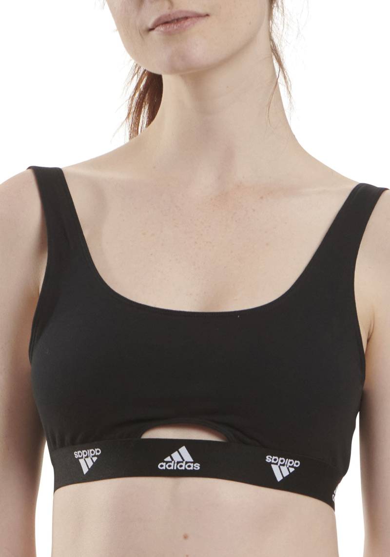 adidas Sportswear Bralette »"Real Cool Cotton"«, mit modischem Rückenausschnitt von adidas Sportswear