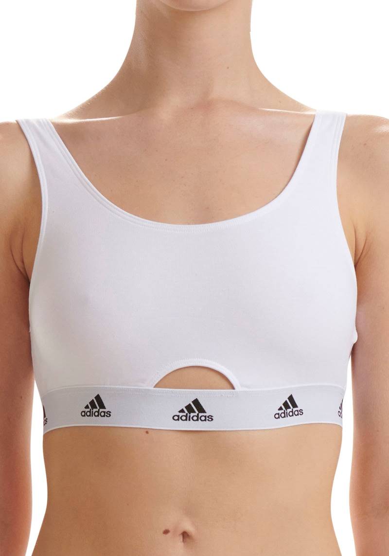 adidas Sportswear Bralette »"Real Cool Cotton"«, mit modischem Rückenausschnitt von adidas Sportswear