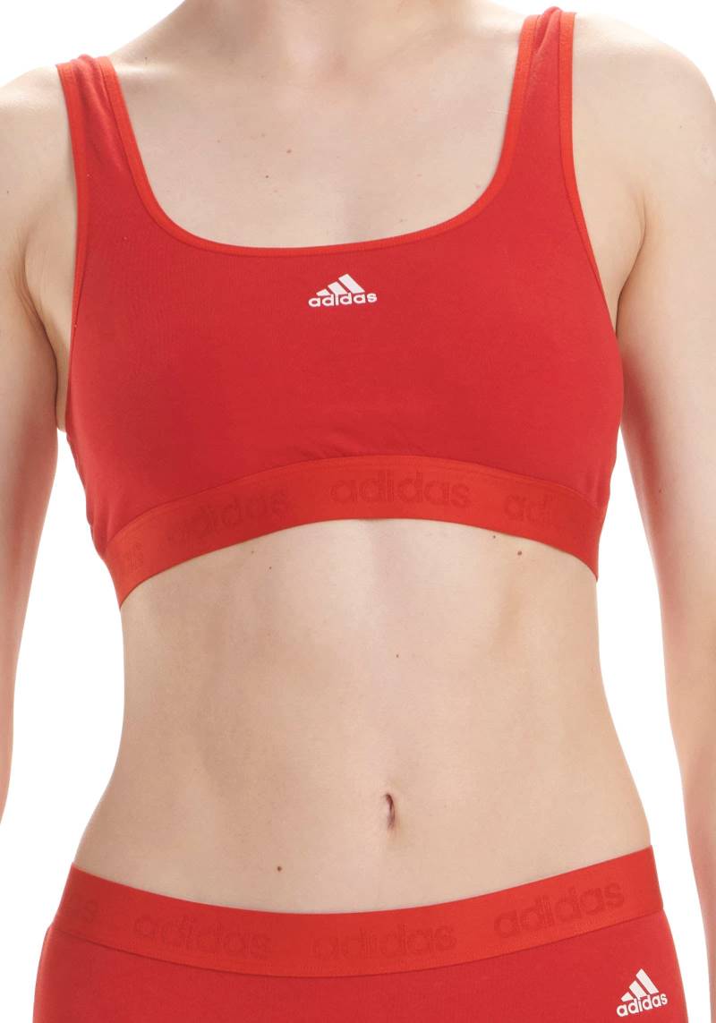 adidas Sportswear Bustier »"Smart Cotton"«, mit verbesserter Atmungsaktivität und Cut-outs am Rücken von adidas Sportswear