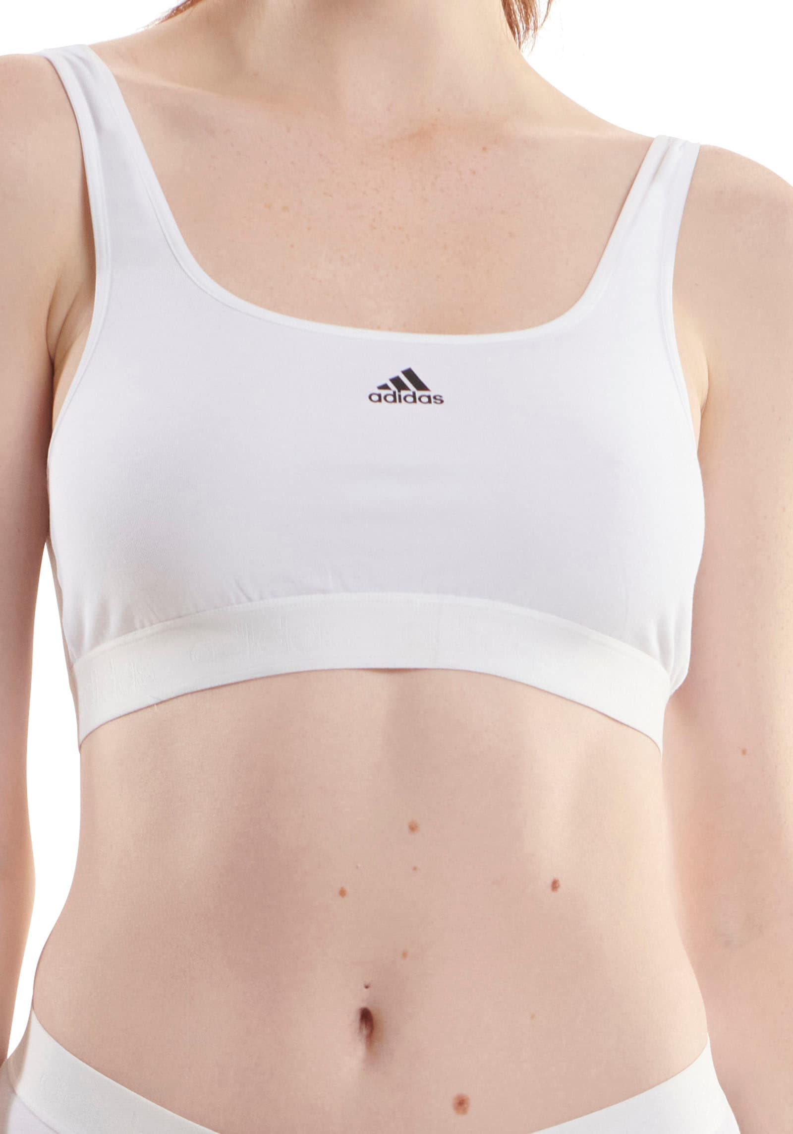 adidas Sportswear Bustier »"Smart Cotton"«, mit verbesserter Atmungsaktivität und Cut-outs am Rücken von adidas Sportswear