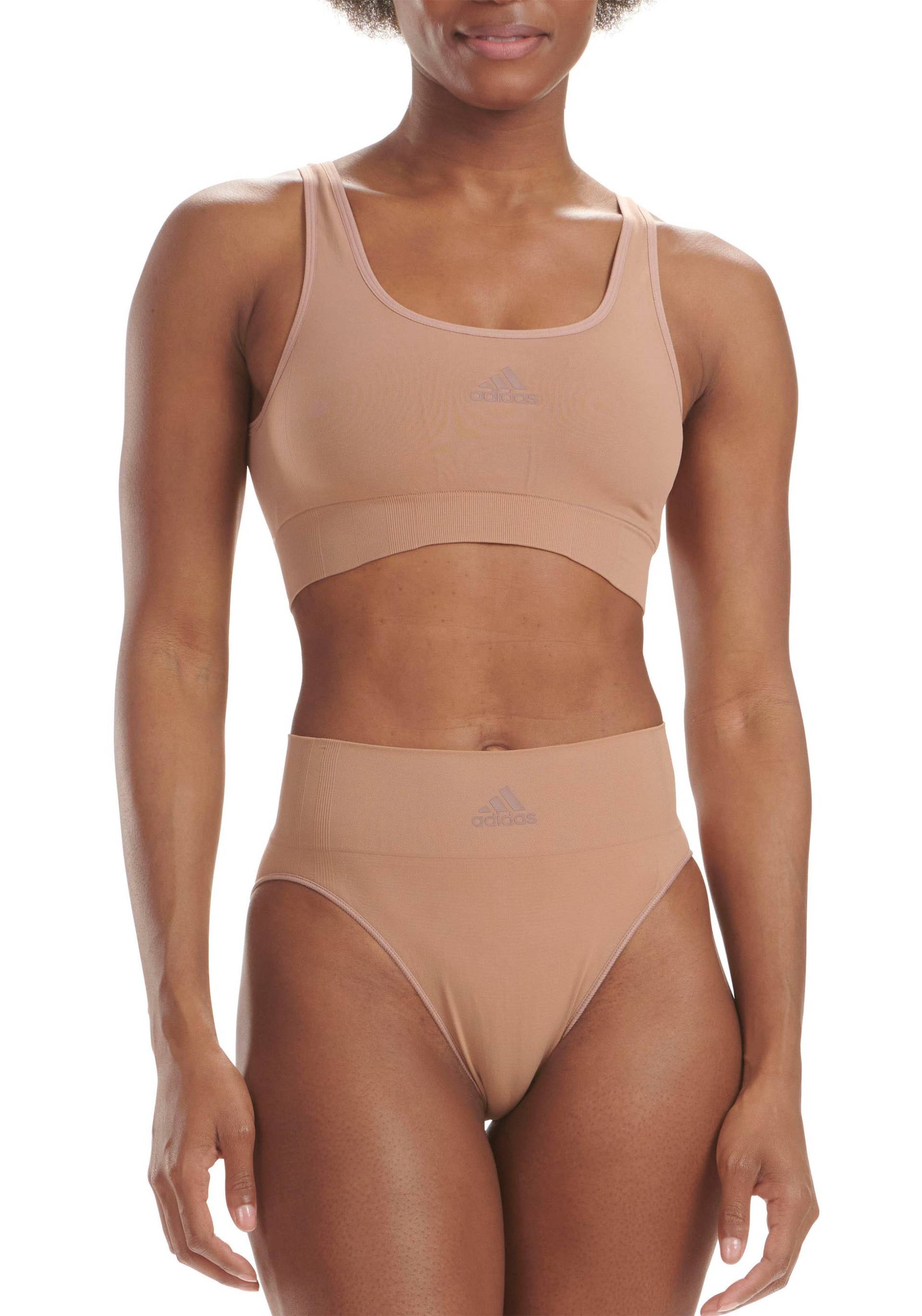 adidas Sportswear Bustier »"Sport Active Seamless Micro Stretch"«, zusätzliche Stretch Eigenschaft behält Stoff an Ort und Stelle von adidas Sportswear