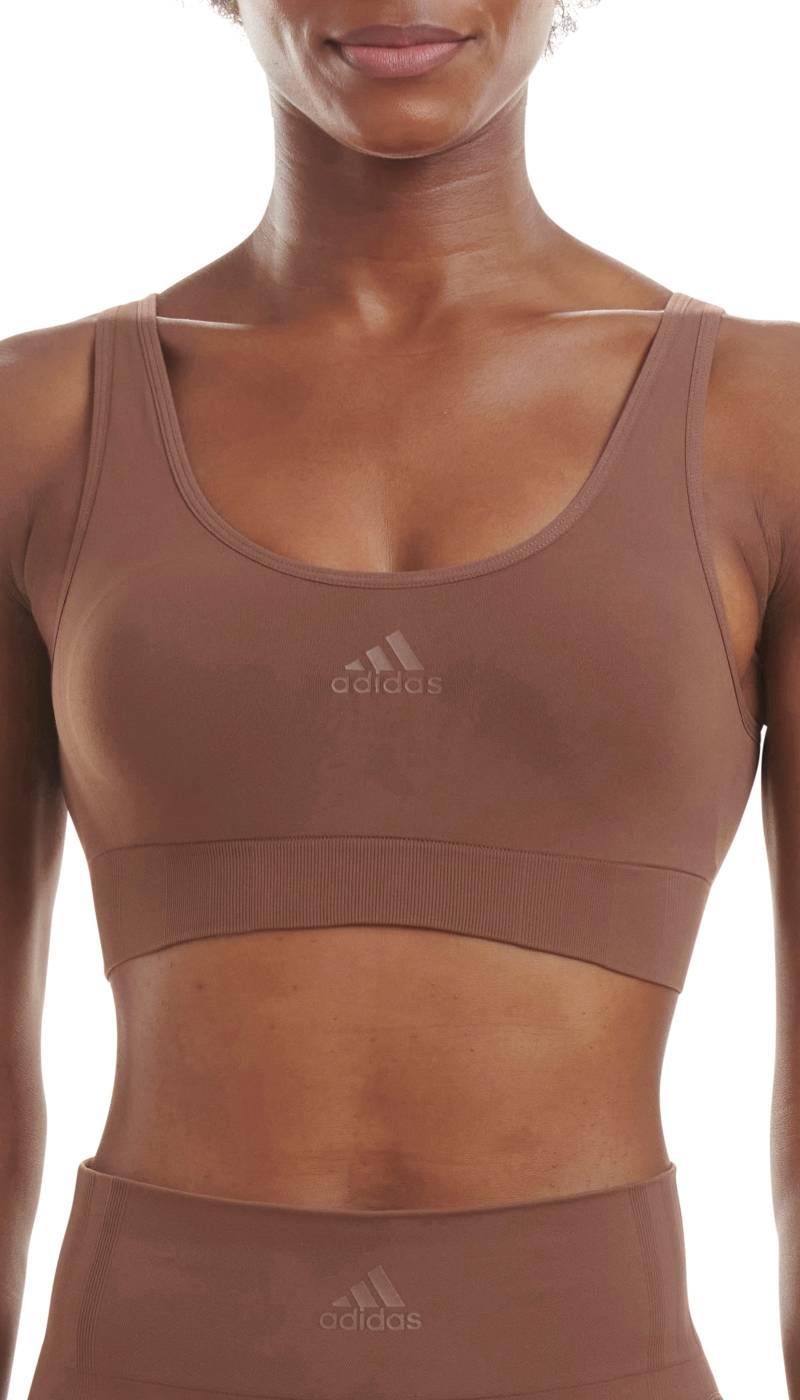 adidas Sportswear Bustier »"Sport Active Seamless Micro Stretch"«, zusätzliche Stretch Eigenschaft behält Stoff an Ort und Stelle von adidas Sportswear