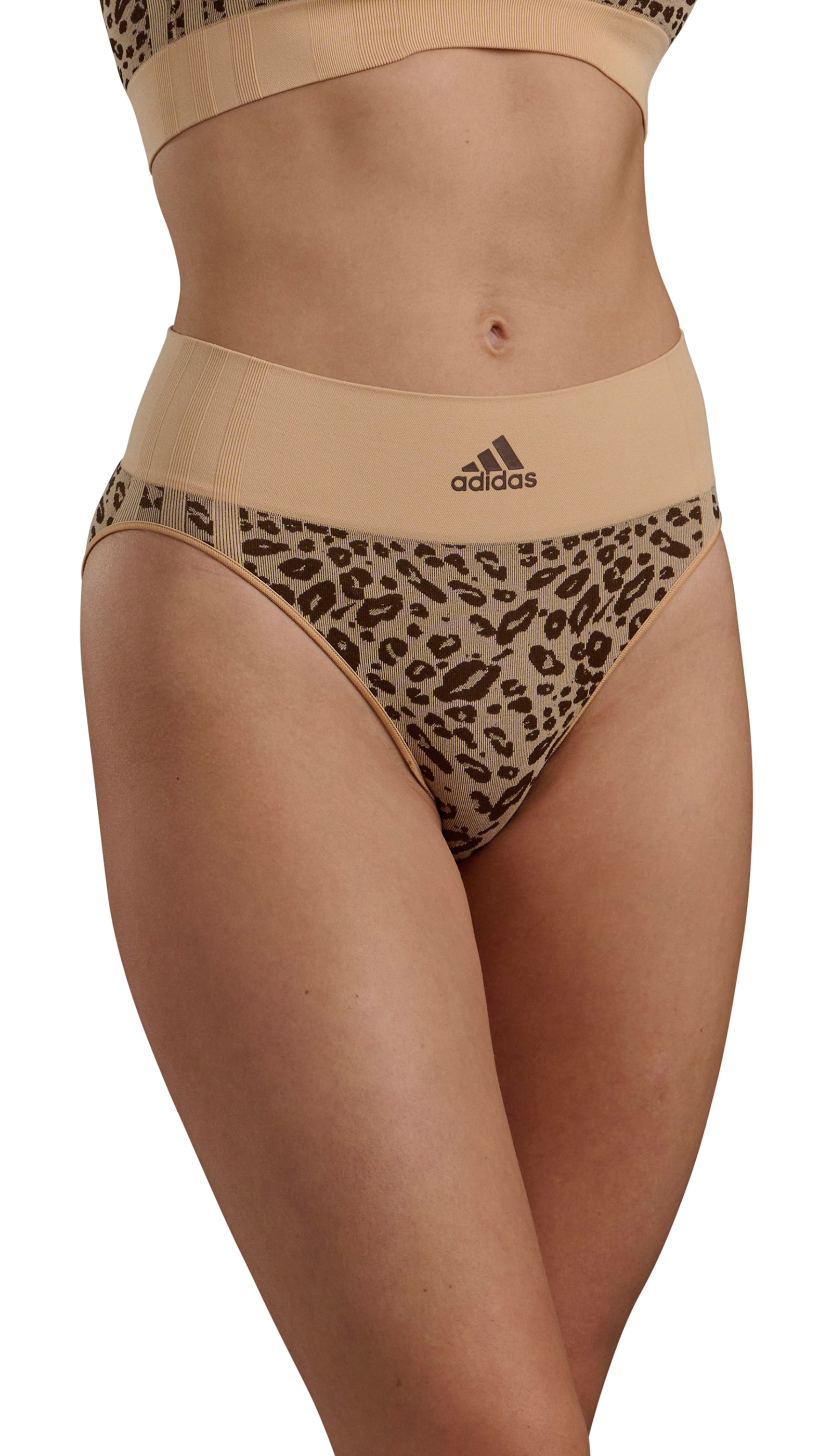 adidas Sportswear High-Waist-Slip »"Real Cool Cotton"«, mit stilvollem Leopardenmuster von adidas Sportswear