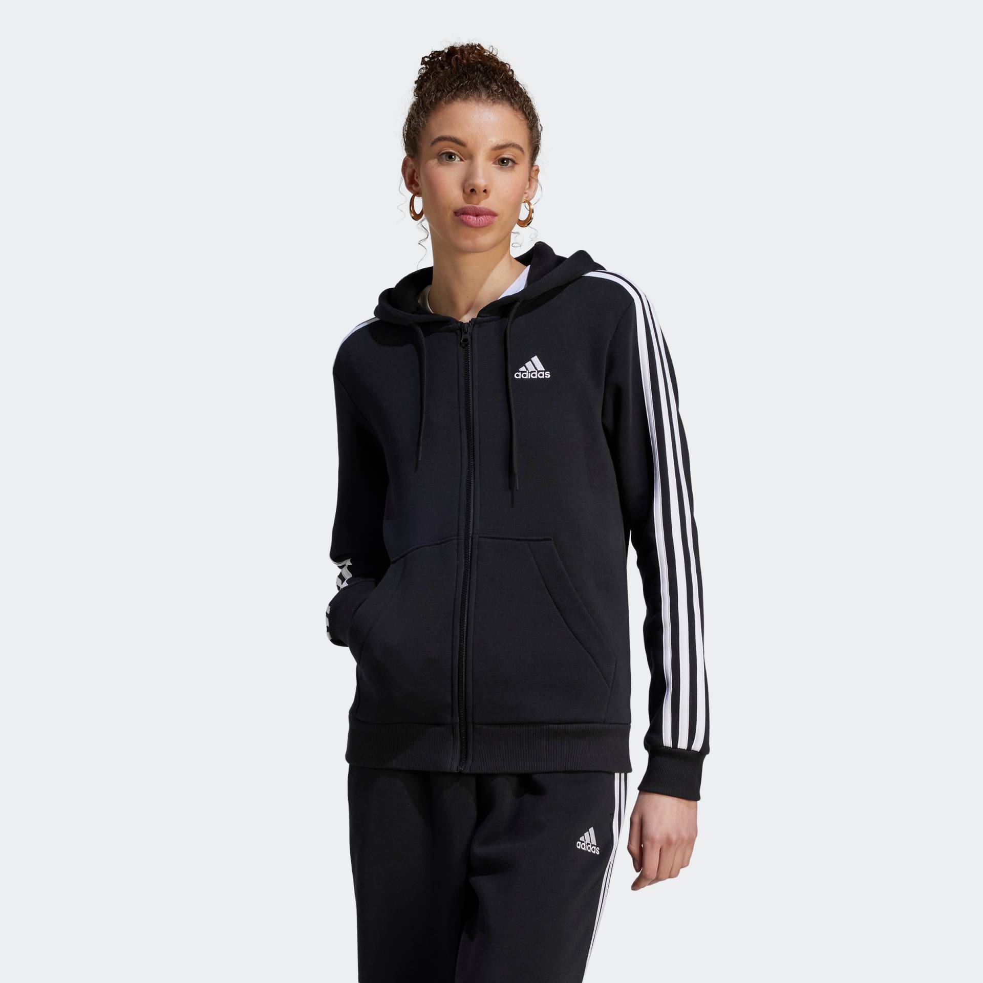 adidas Sportswear Kapuzensweatshirt »W 3S FL FZ HD« von adidas Sportswear