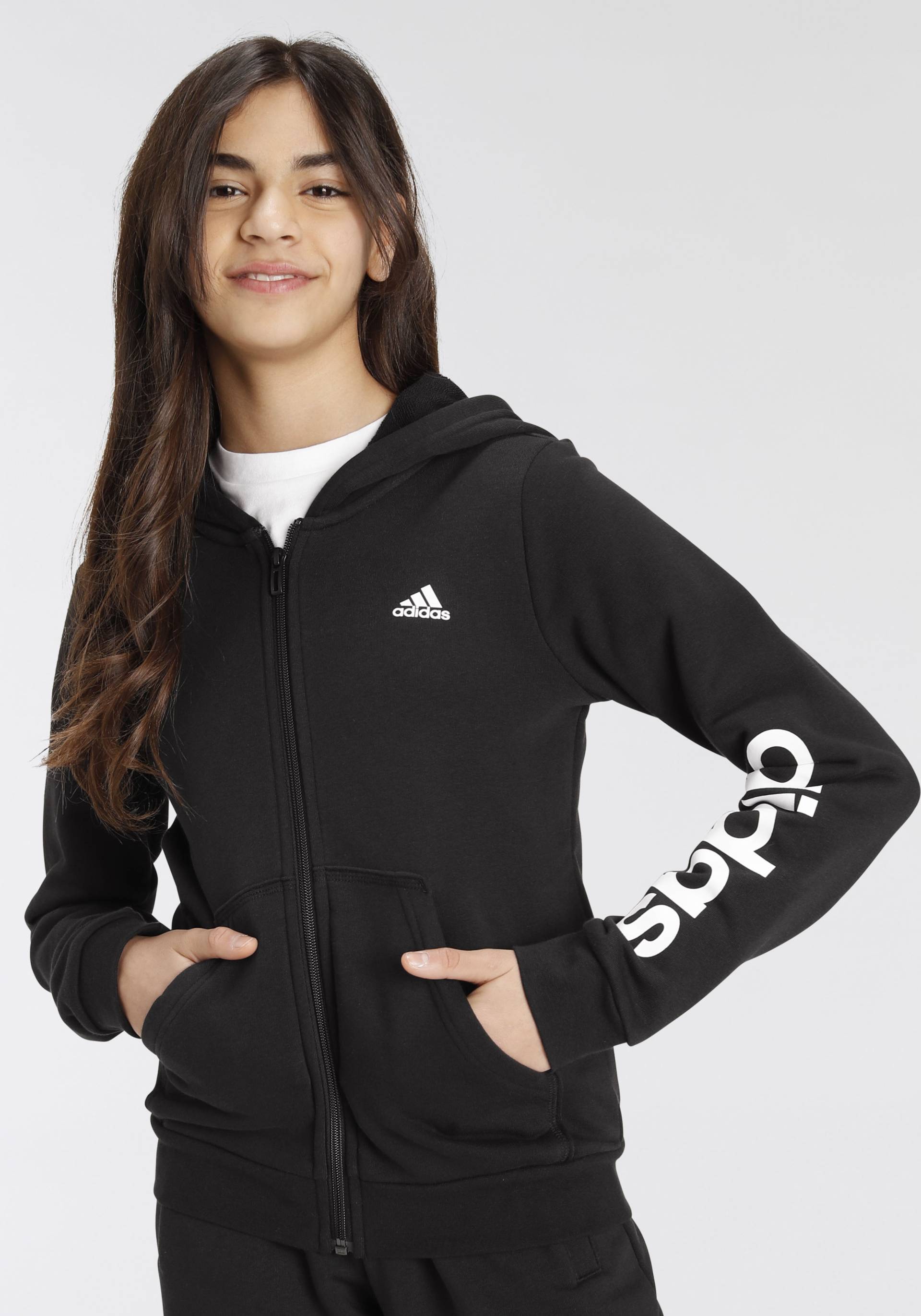 adidas Sportswear Kapuzensweatjacke »G LIN FZ HD« von adidas Sportswear