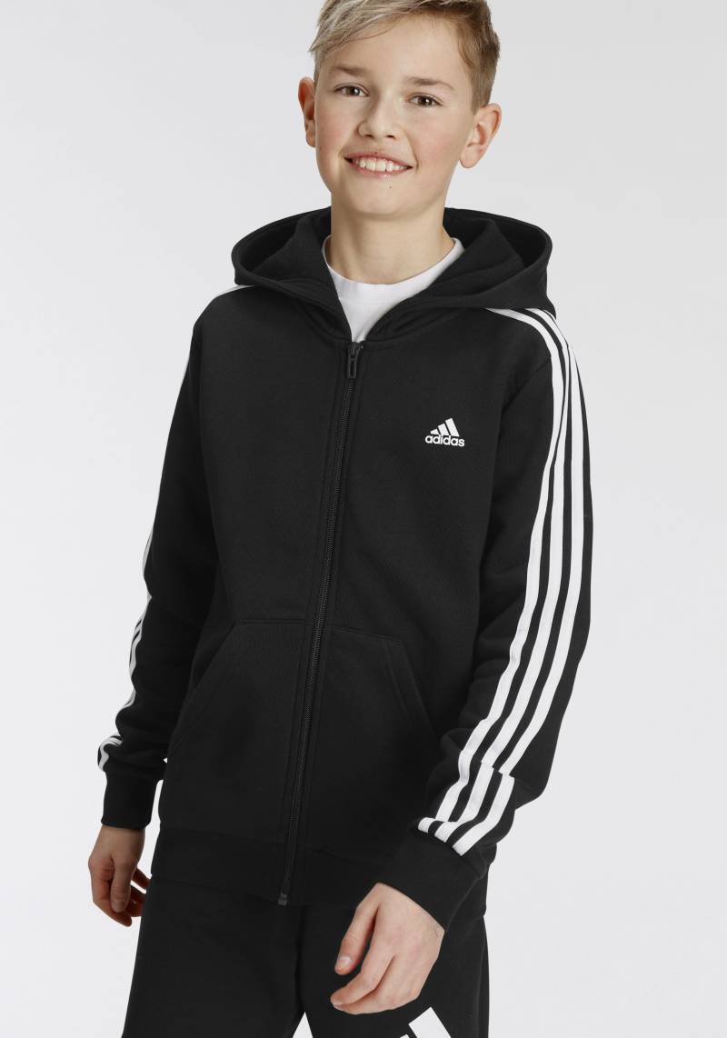 adidas Sportswear Kapuzensweatshirt »ESSENTIALS 3STREIFEN FLEECE KAPUZENJACKE« von adidas Sportswear