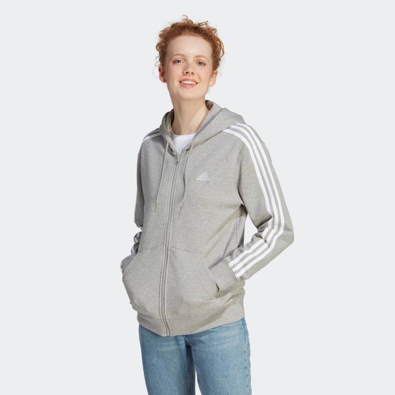 adidas Sportswear Outdoorjacke »ESSENTIALS 3STREIFEN FRENCH TERRY REGULAR KAPUZENJACKE«, mit Kapuze von adidas Sportswear