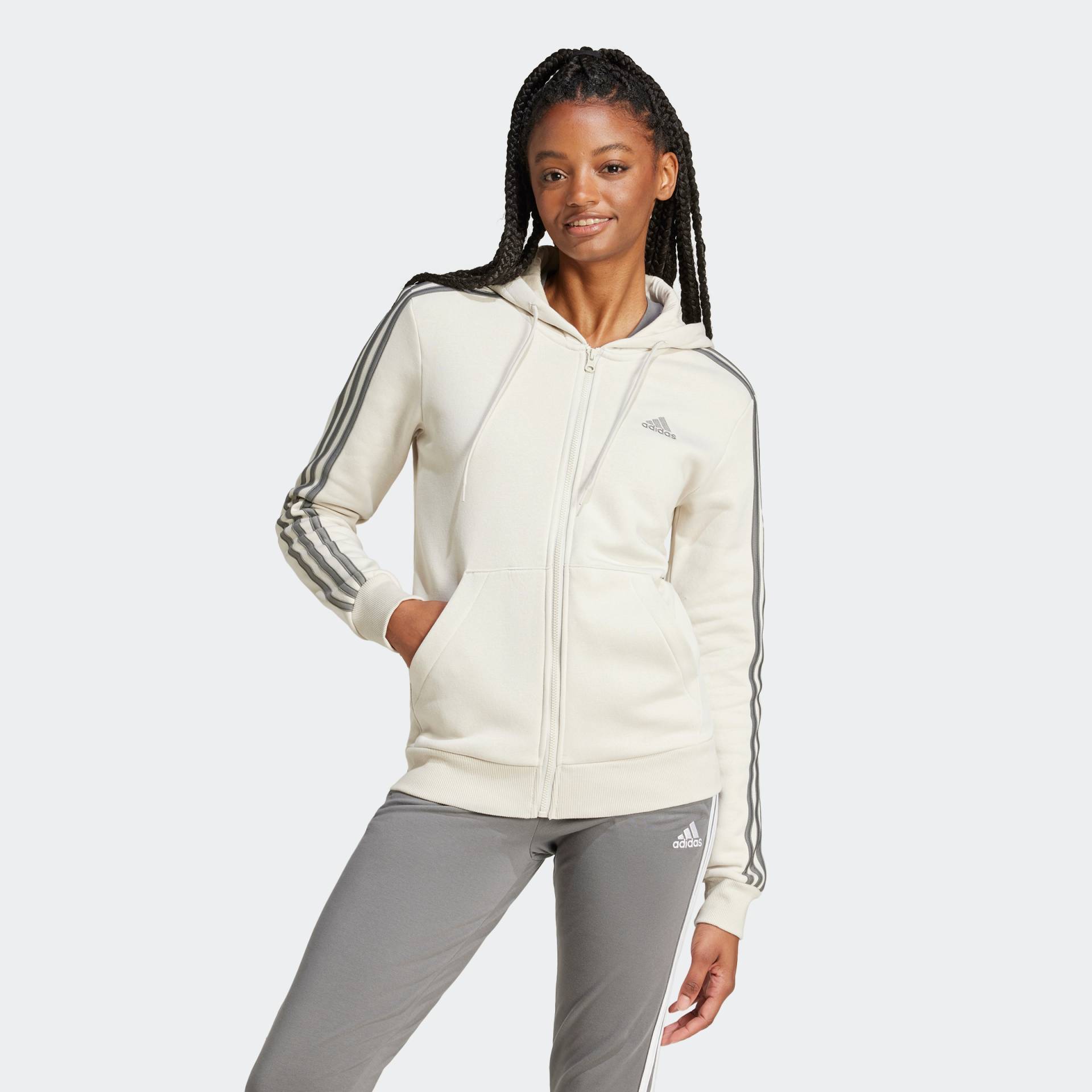 adidas Sportswear Kapuzensweatshirt »ESSENTIALS 3STREIFEN KAPUZENJACKE« von adidas Sportswear