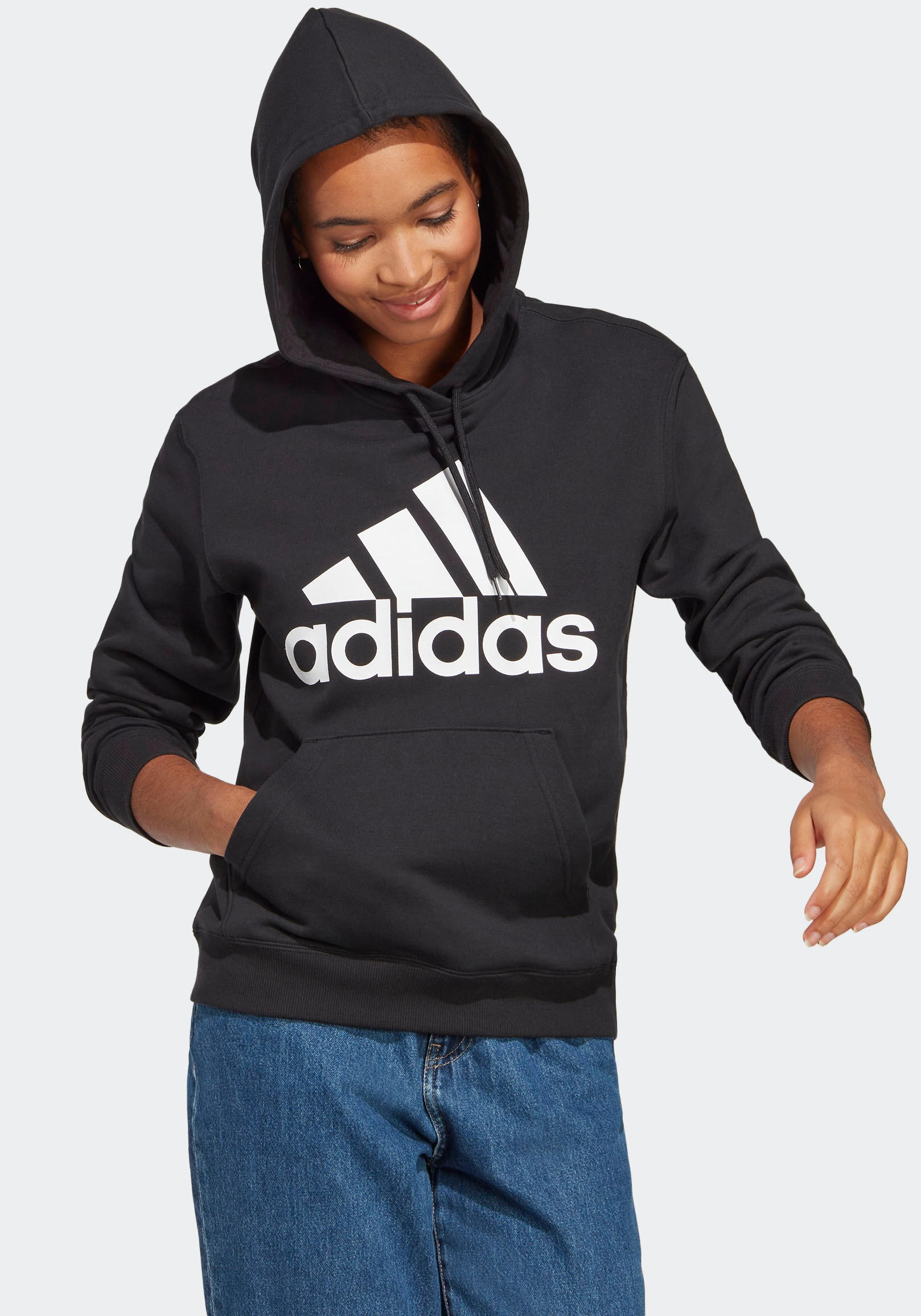 adidas Sportswear Kapuzensweatshirt »ESSENTIALS BIG LOGO REGULAR FRENCH TERRY HOODIE« von adidas Sportswear