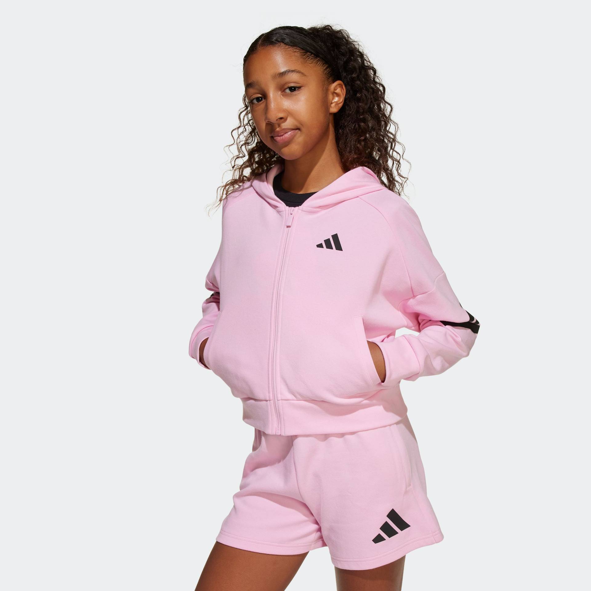 adidas Sportswear Kapuzensweatshirt »JG FI 3S FZ« adidas Sportswear Kapuzensweatshirt »JG FI 3S FZ« von adidas Sportswear