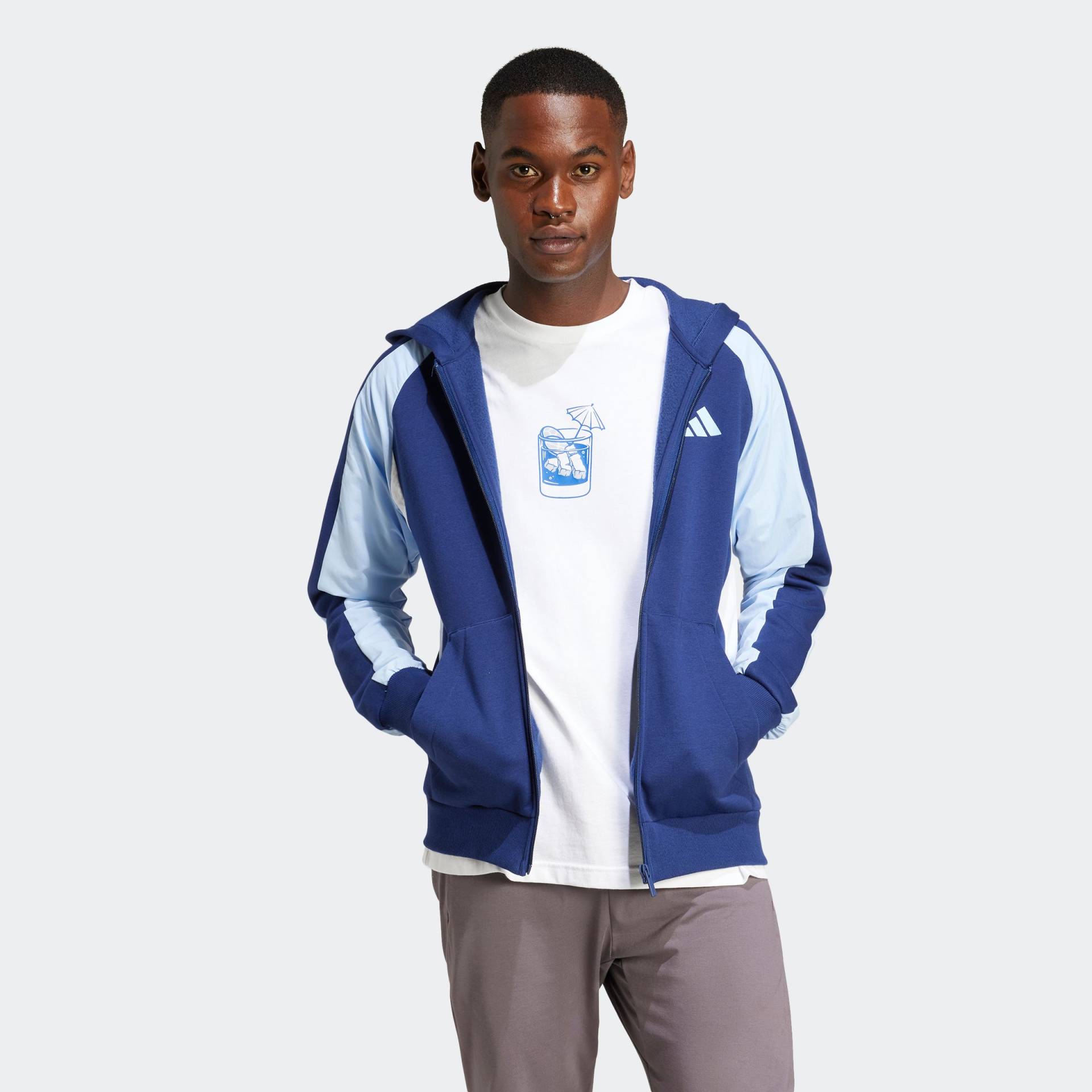 adidas Sportswear Kapuzensweatshirt »M ESS CB FZ HD« von adidas Sportswear