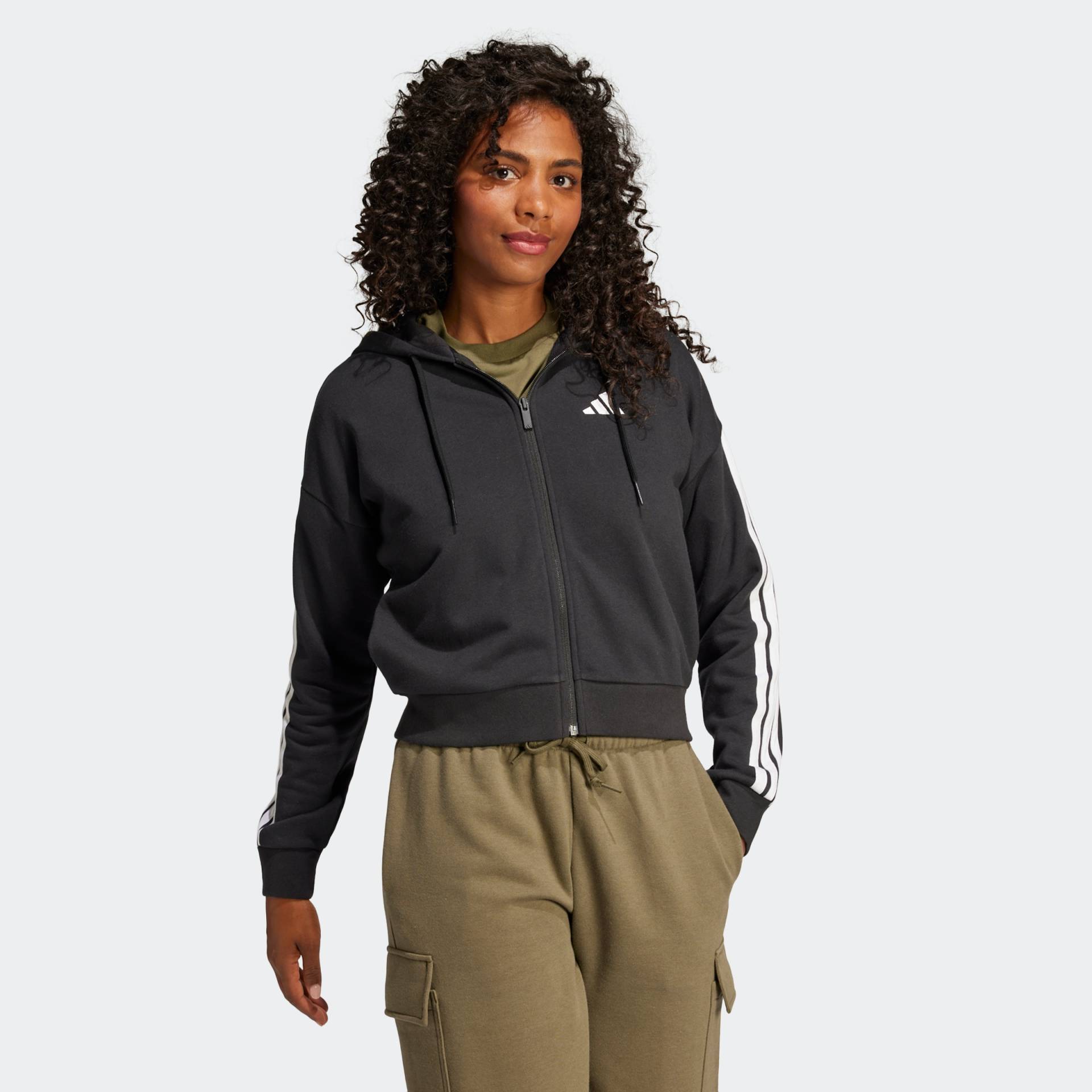 adidas Sportswear Kapuzensweatshirt »W 3S FT FZ HD« von adidas Sportswear