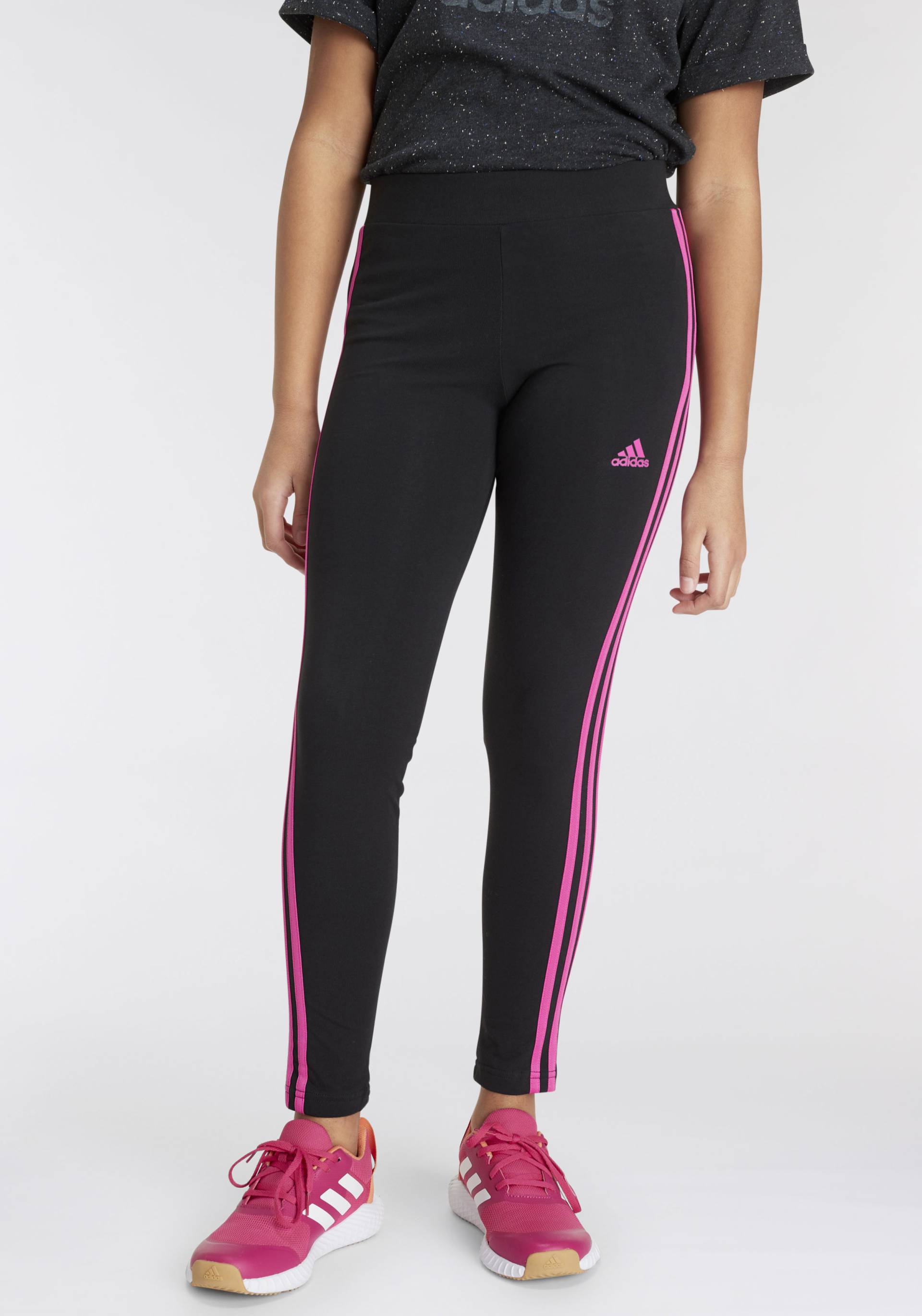 adidas Sportswear Leggings »ESSENTIALS 3-STREIFEN COTTON«, (1 tlg.) von adidas Sportswear