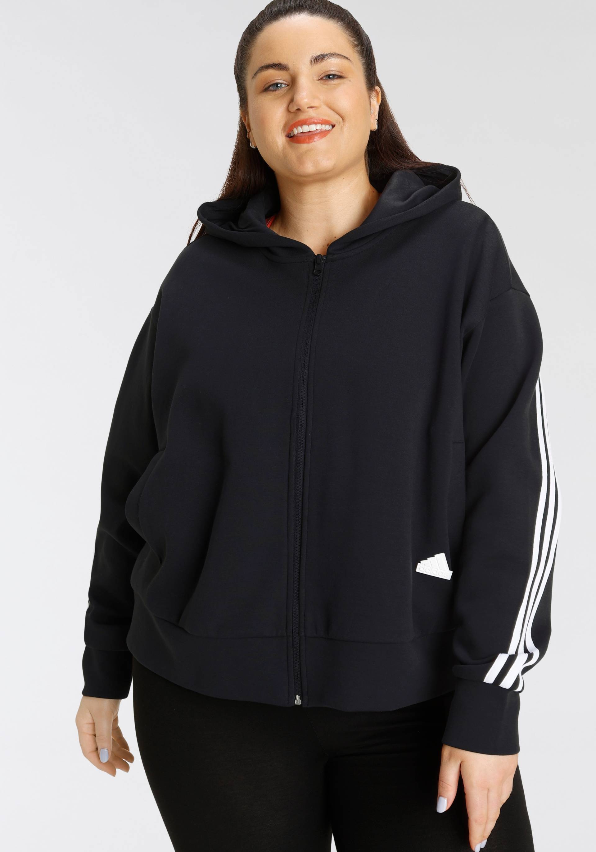 adidas Sportswear Outdoorjacke »FUTURE ICONS 3STREIFEN KAPUZENJACKE«, mit Kapuze von adidas Sportswear