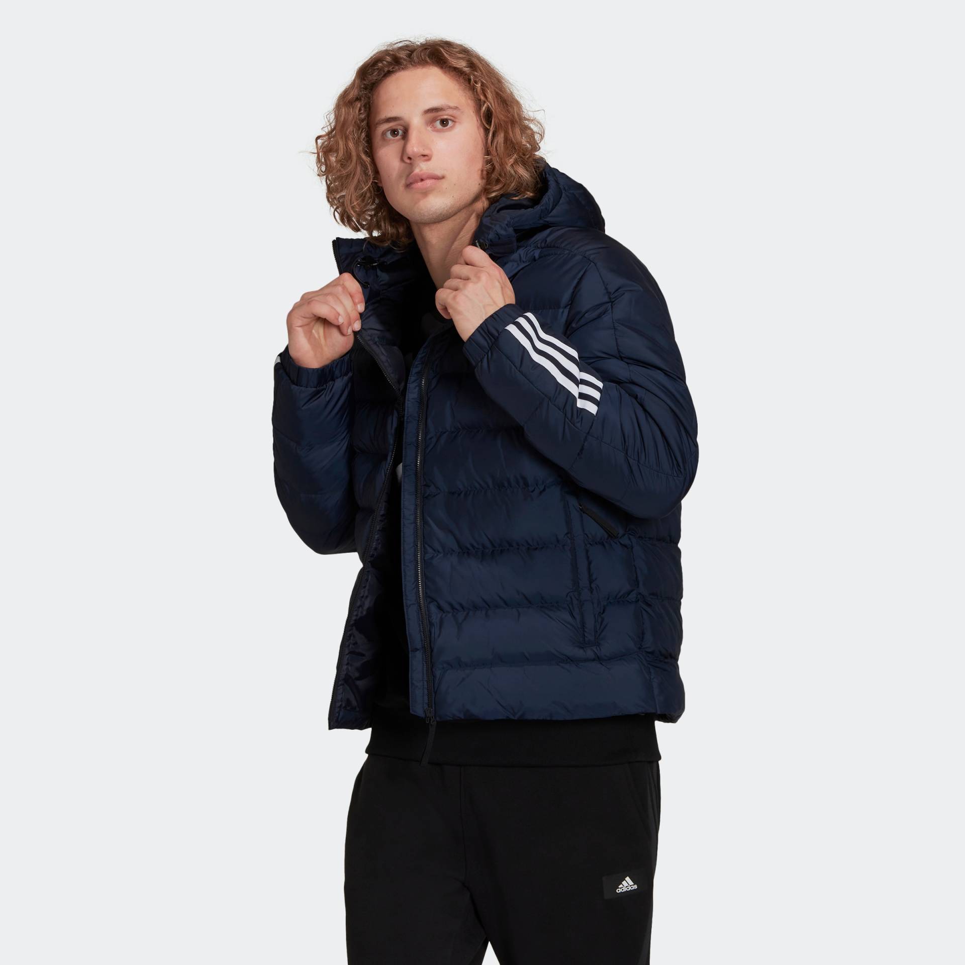 adidas Sportswear Outdoorjacke »ITAVIC 3STREIFEN MIDWEIGHT HOODED« von adidas Sportswear