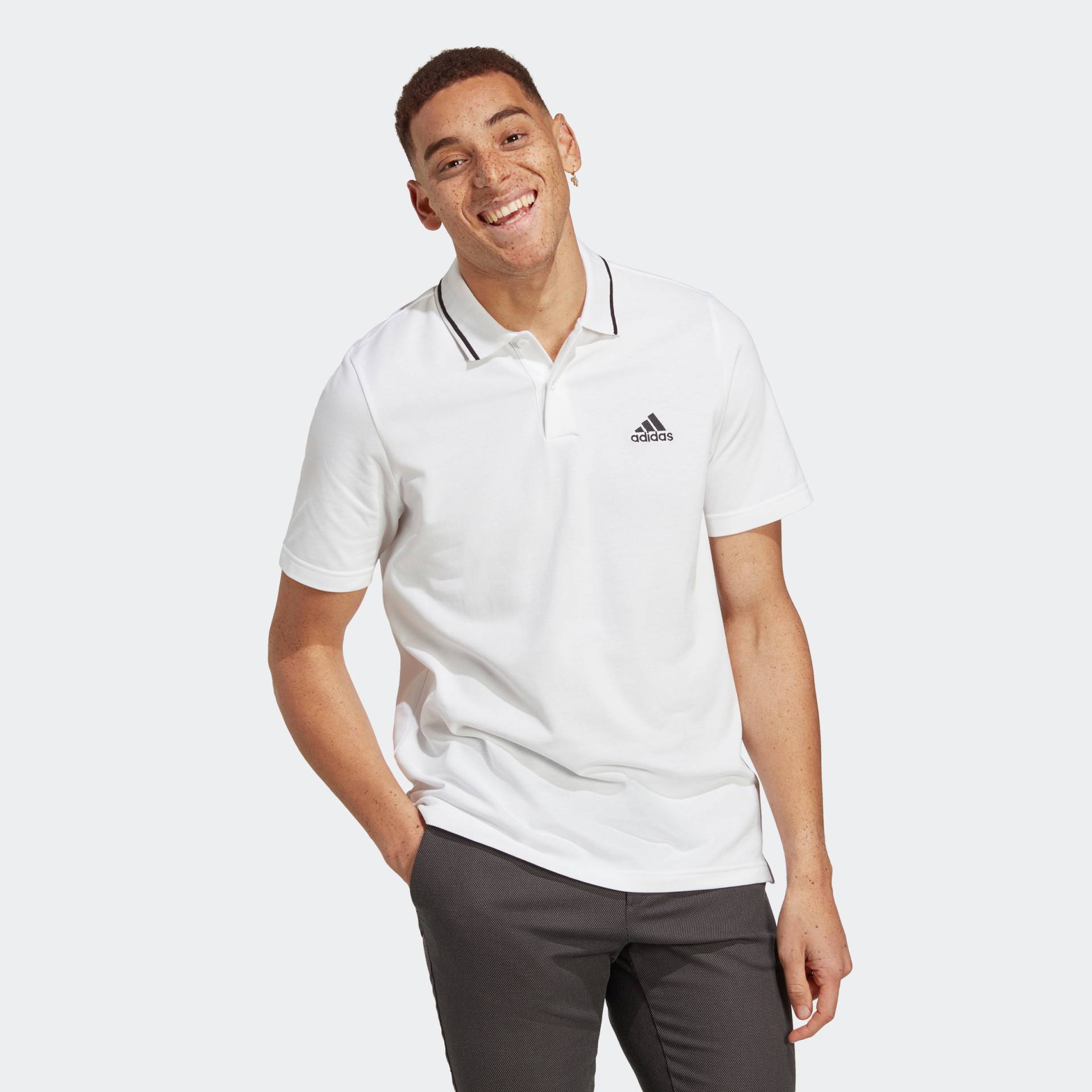 adidas Sportswear Poloshirt »ESSENTIALS PIQUÉ SMALL LOGO« von adidas Sportswear