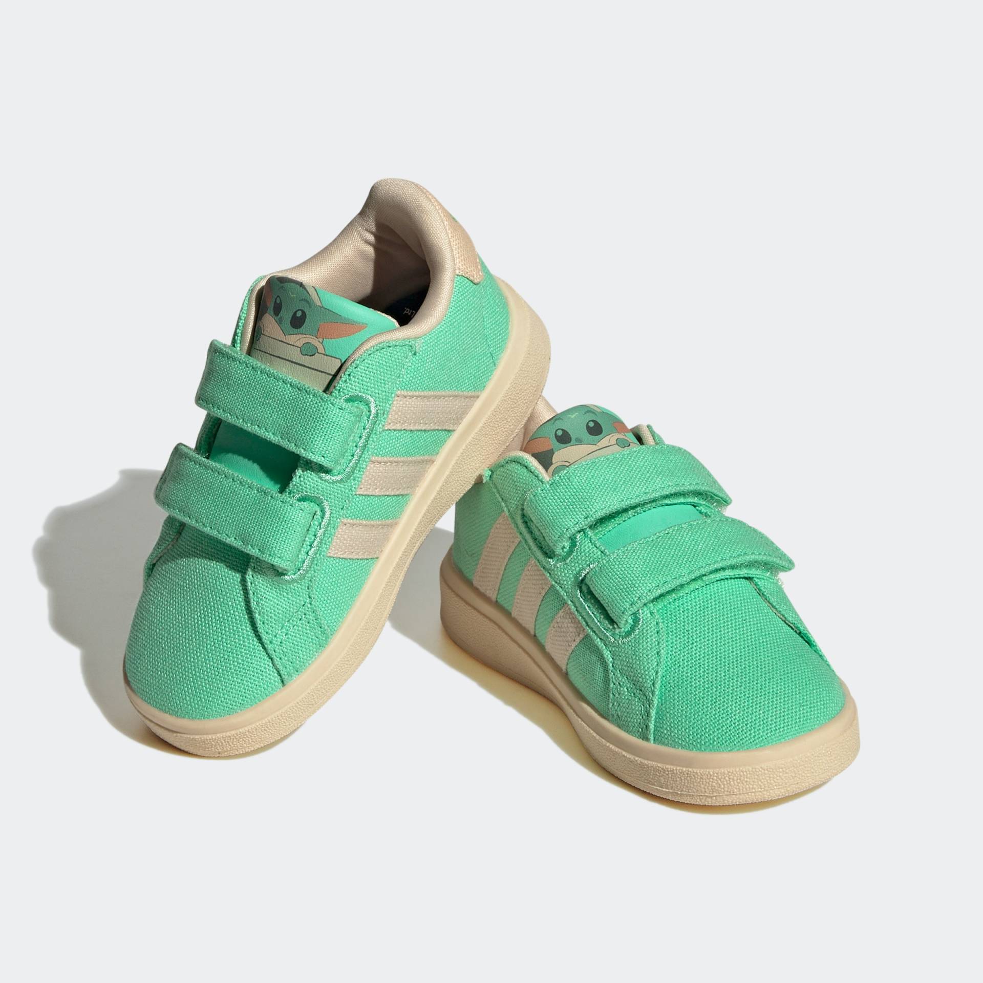 adidas Sportswear Sneaker »ADIDAS GRAND COURT X DISNEY GROGU KIDS«, Design auf den Spuren des adidas Superstar von adidas Sportswear