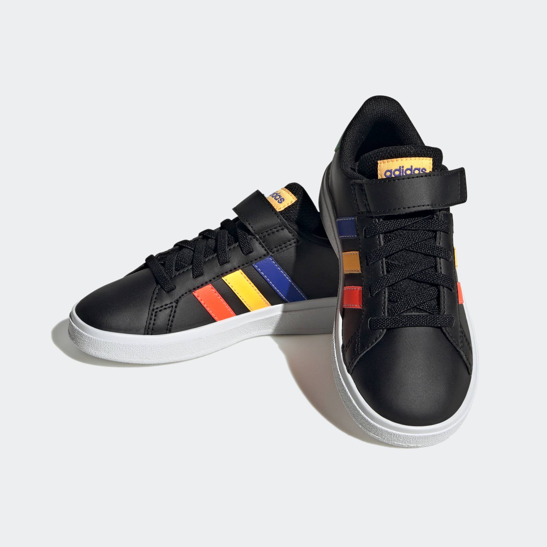 adidas Sportswear Klettschuh »GRAND COURT COURT ELASTIC LACE AND TOP STRAP«, Design auf den Spuren des adidas Superstar von adidas Sportswear