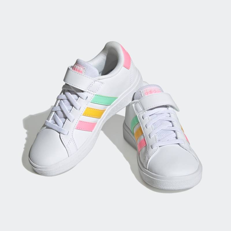 adidas Sportswear Klettschuh »GRAND COURT COURT ELASTIC LACE AND TOP STRAP«, Design auf den Spuren des adidas Superstar von adidas Sportswear