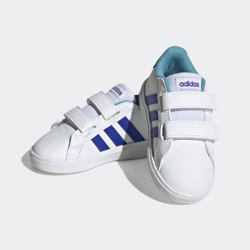 adidas Sportswear Sneaker »GRAND COURT LIFESTYLE HOOK AND LOOP«, für Kinder, Design auf den Spuren des adidas Superstar von adidas Sportswear