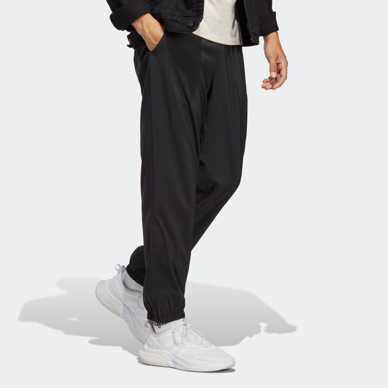 adidas Sportswear Sporthose »AEROREADY ESSENTIALS STANFORD ELASTIC CUFF SMALL LOGO HOSE«, (1 tlg.), Feuchtigkeitsabsorbierend, Atmungsaktiv von adidas Sportswear