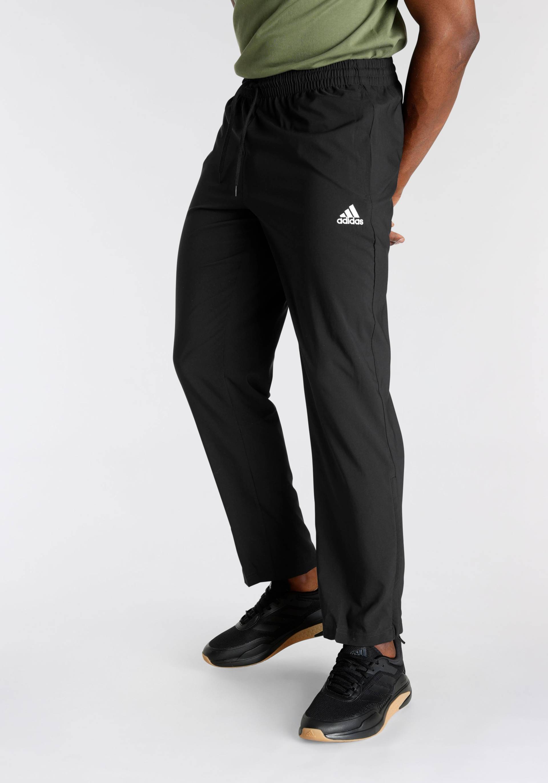 adidas Sportswear Sporthose »AEROREADY ESSENTIALS STANFORD OPEN HEM EMBROIDERED SMALL LOGO HOSE«, (1 tlg.) von adidas Sportswear