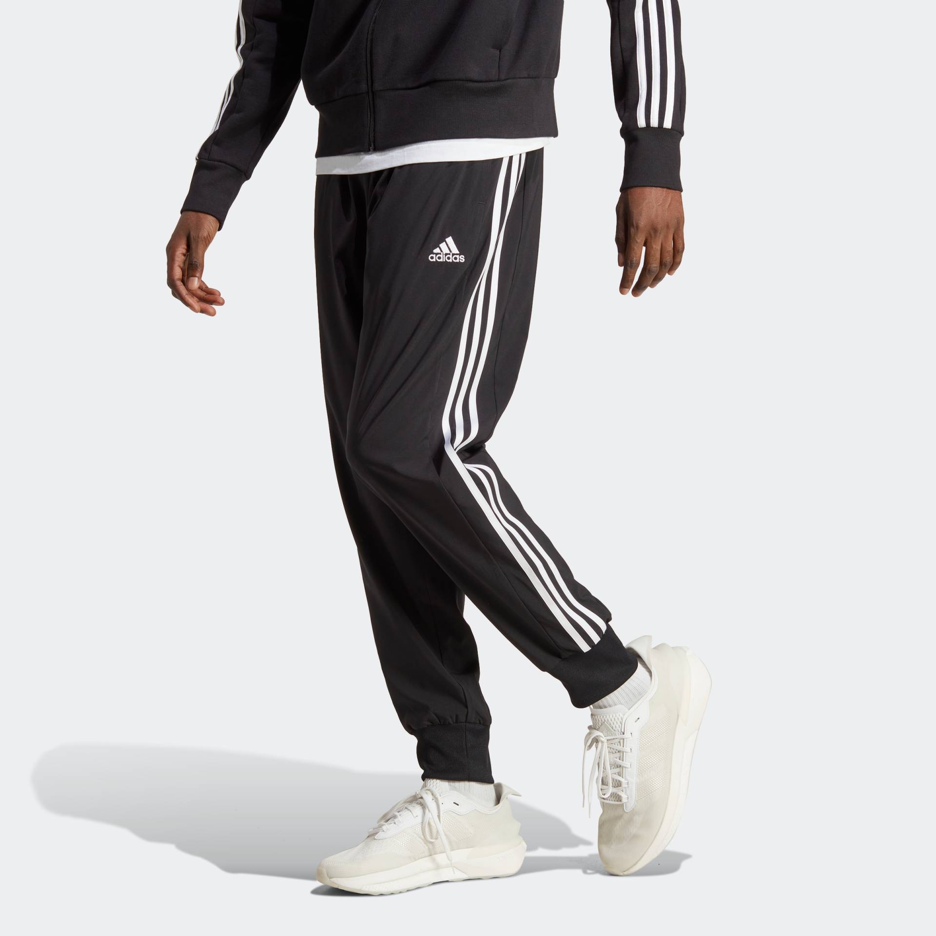 adidas Sportswear Sporthose »AEROREADY ESSENTIALS TAPERED CUFF WOVEN 3STREIFEN HOSE«, (1 tlg.) von adidas Sportswear