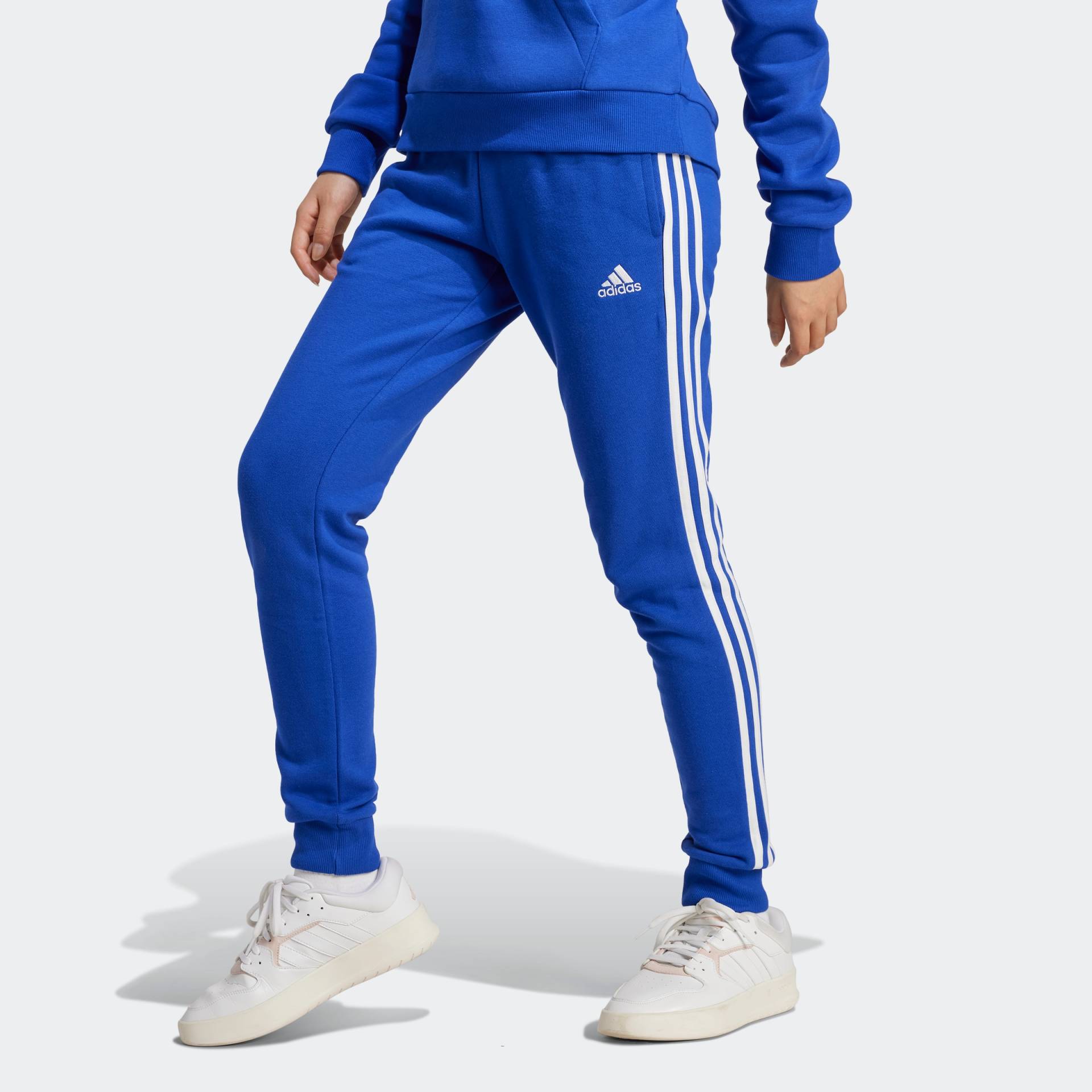 adidas Sportswear Sporthose »ESSENTIALS 3STREIFEN FRENCH TERRY CUFFED HOSE«, (1 tlg.) von adidas Sportswear