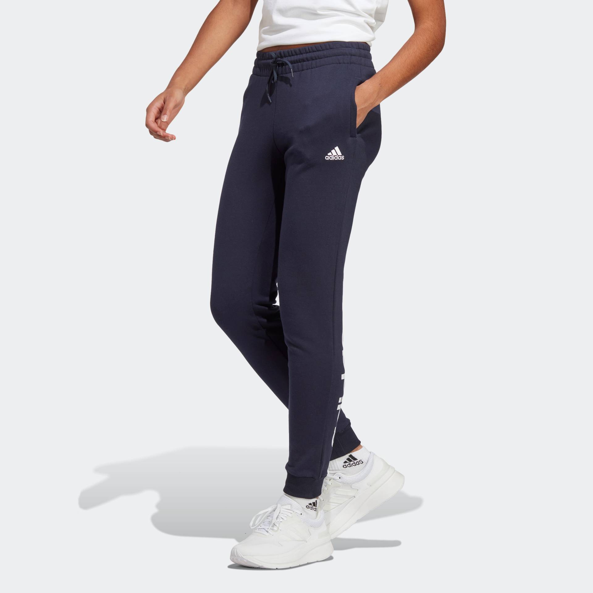 adidas Sportswear Sporthose »ESSENTIALS LINEAR FRENCH TERRY CUFFED HOSE«, (1 tlg.) von adidas Sportswear