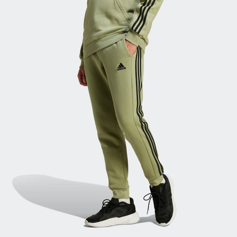 adidas Sportswear Sporthose »ESSENTIALS 3STREIFEN TAPERED CUFF HOSE«, (1 tlg.), Jogginghose aus Baumwollmix von adidas Sportswear