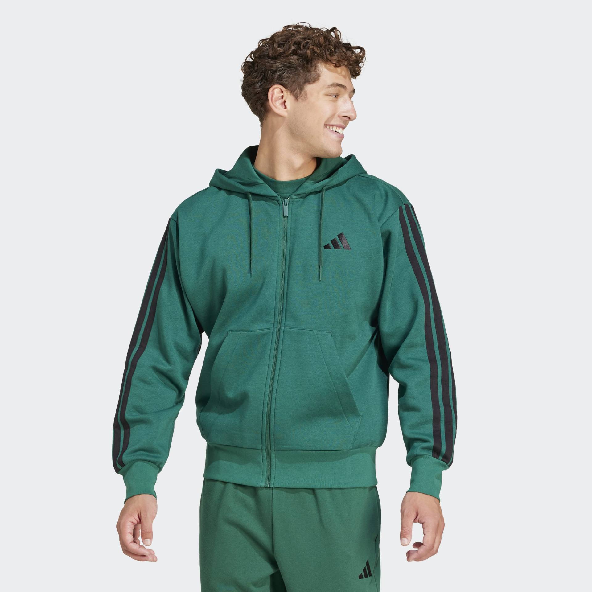 adidas Sportswear Sweatshirt »M 3S FL FZ HD« von adidas Sportswear