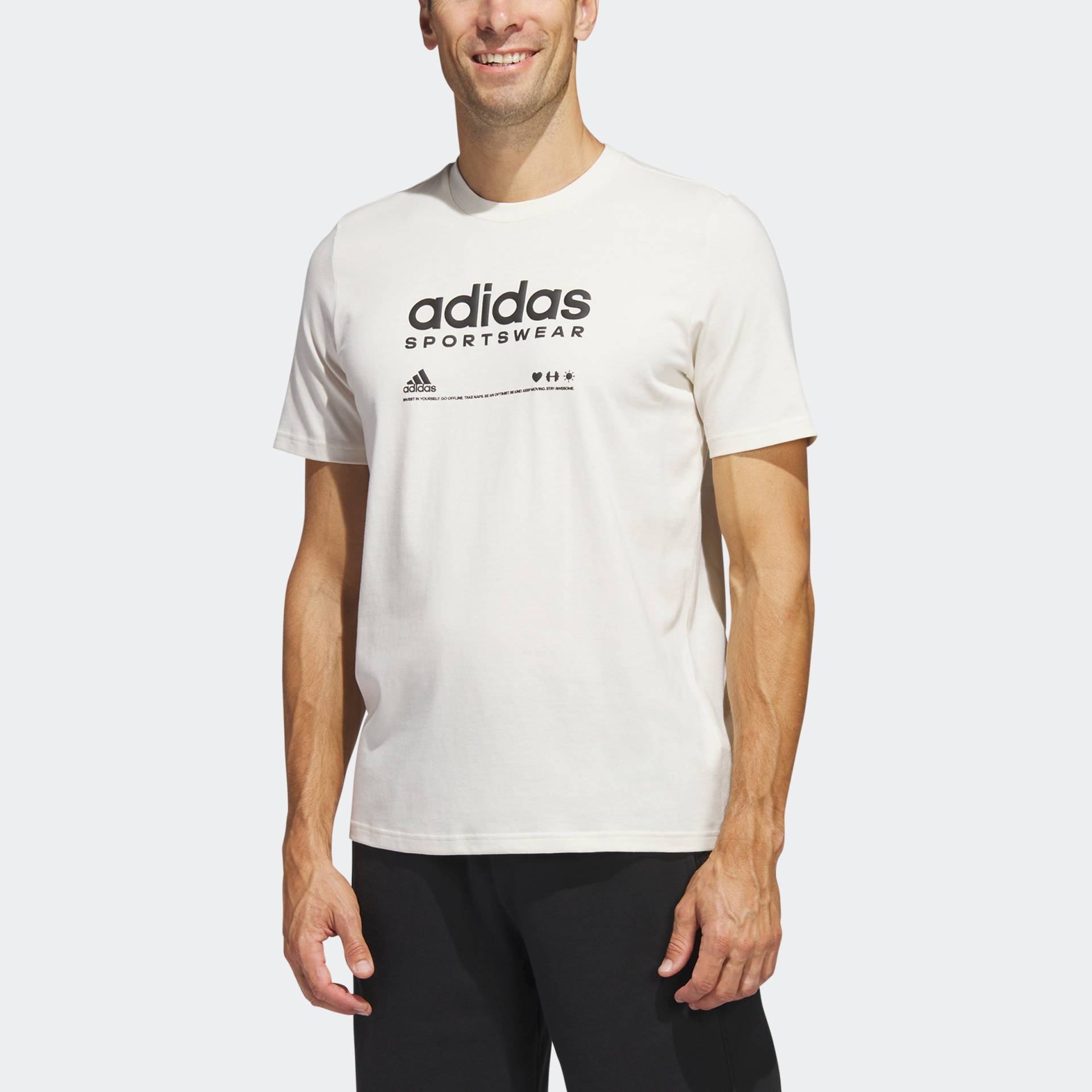 adidas Sportswear T-Shirt »ADIDAS LOUNGE GRAPHIC« von adidas Sportswear