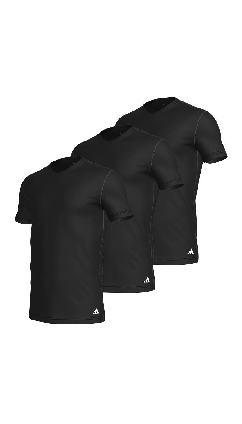 adidas Sportswear T-Shirt »"Active Core Cotton"«, (3er Pack), V-Ausschnitt von adidas Sportswear