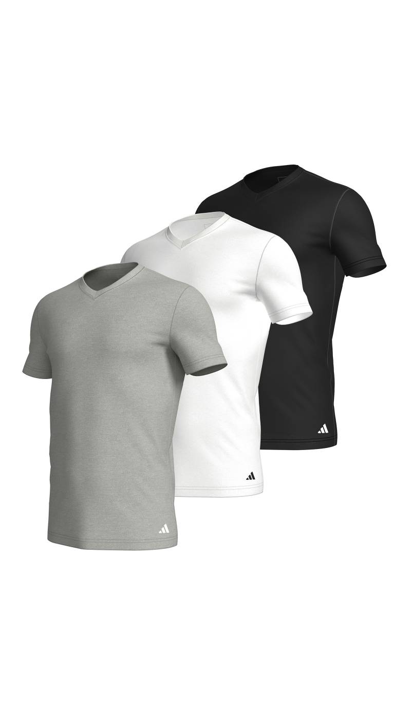 adidas Sportswear T-Shirt »"Active Core Cotton"«, (3er Pack), V-Ausschnitt von adidas Sportswear