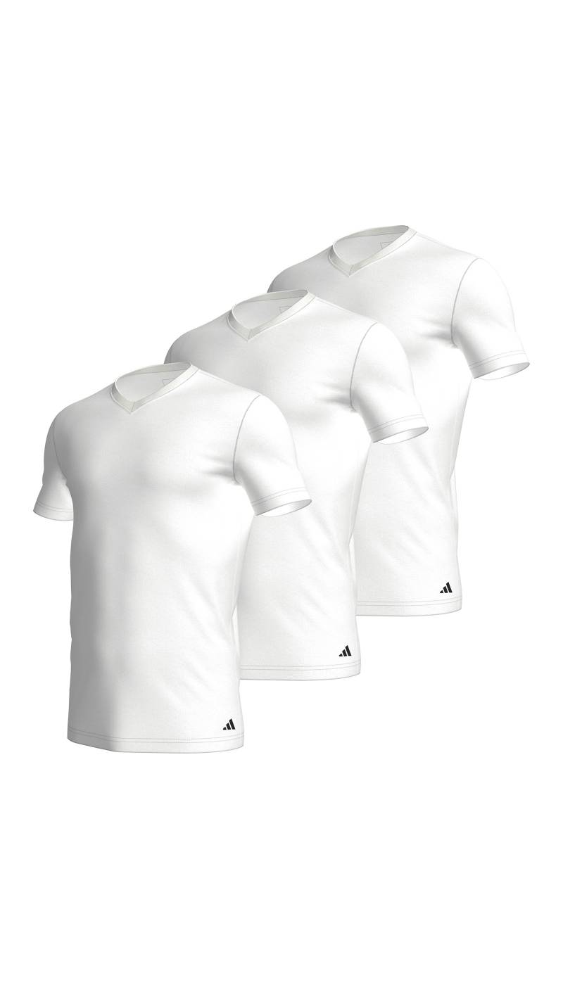 adidas Sportswear T-Shirt »"Active Core Cotton"«, (3er Pack), V-Ausschnitt von adidas Sportswear