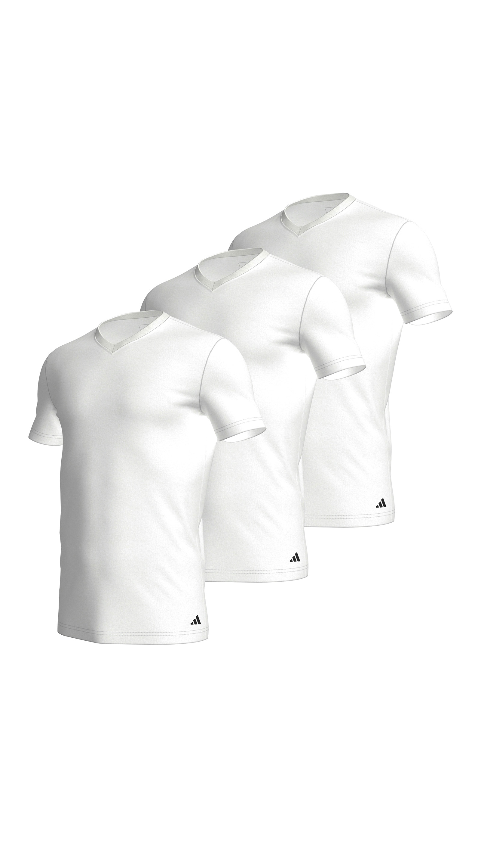 adidas Sportswear T-Shirt »"Active Core Cotton"«, (3er Pack), V-Ausschnitt von adidas Sportswear