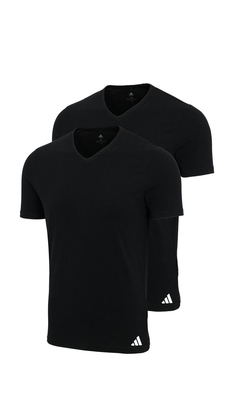 adidas Sportswear T-Shirt »"Active Flex Cotton"«, (2er Pack), V-Ausschnitt von adidas Sportswear