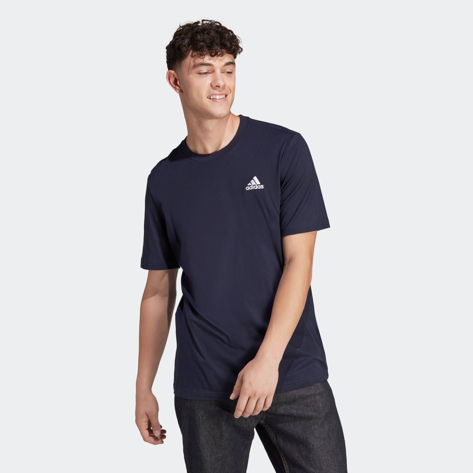 adidas Sportswear T-Shirt »ESSENTIALS SINGLE JERSEY EMBROIDERED SMALL LOGO« von adidas Sportswear