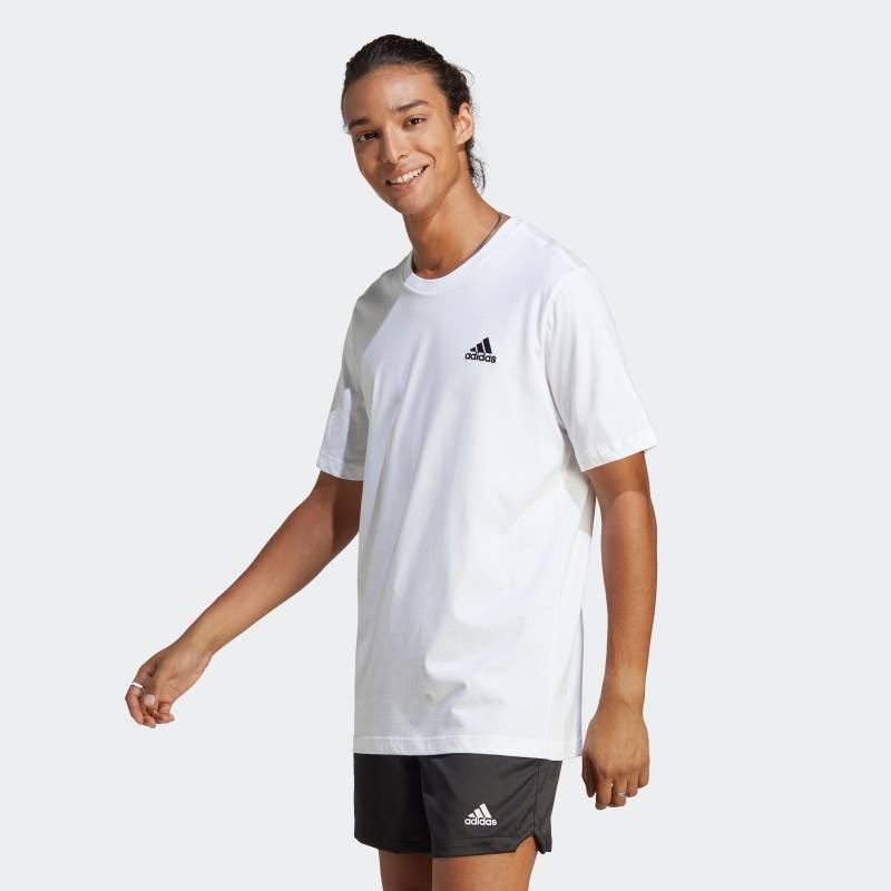 adidas Sportswear T-Shirt »ESSENTIALS SINGLE JERSEY EMBROIDERED SMALL LOGO« von adidas Sportswear