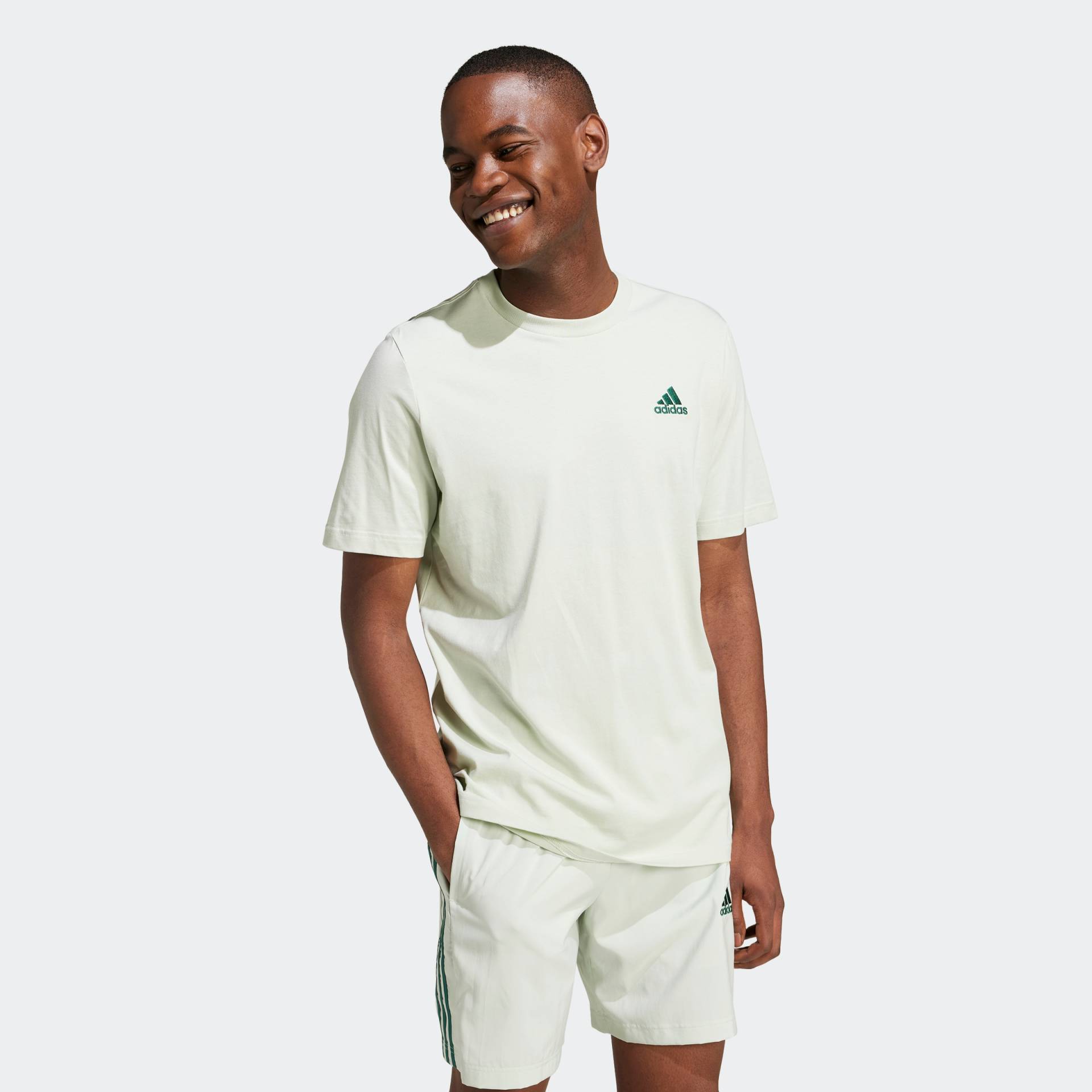 adidas Sportswear T-Shirt »ESSENTIALS SINGLE JERSEY EMBROIDERED SMALL LOGO« von adidas Sportswear