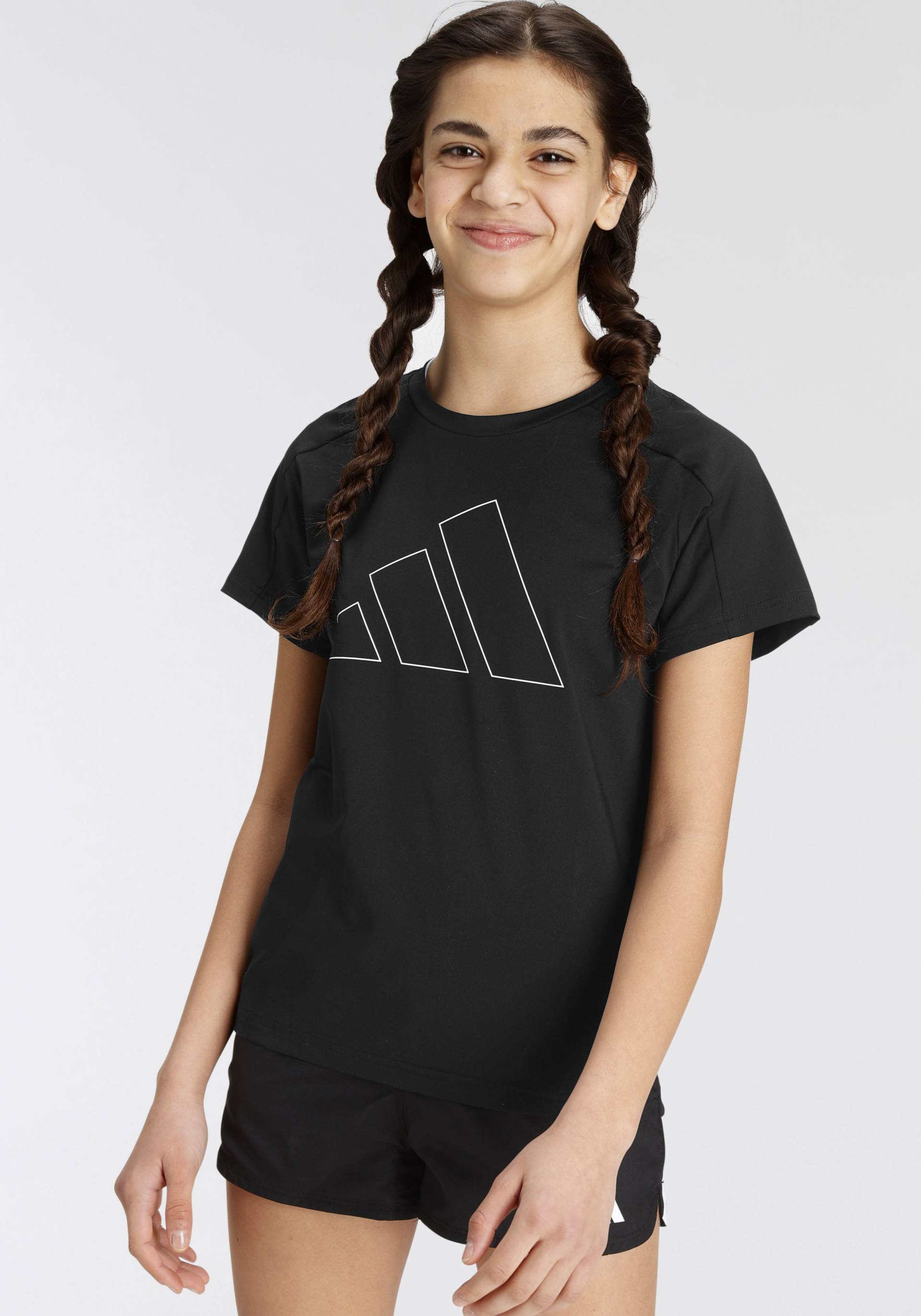 adidas Sportswear T-Shirt »ESSENTIALS AEROREADY REGULAR-FIT LOGO« von adidas Sportswear