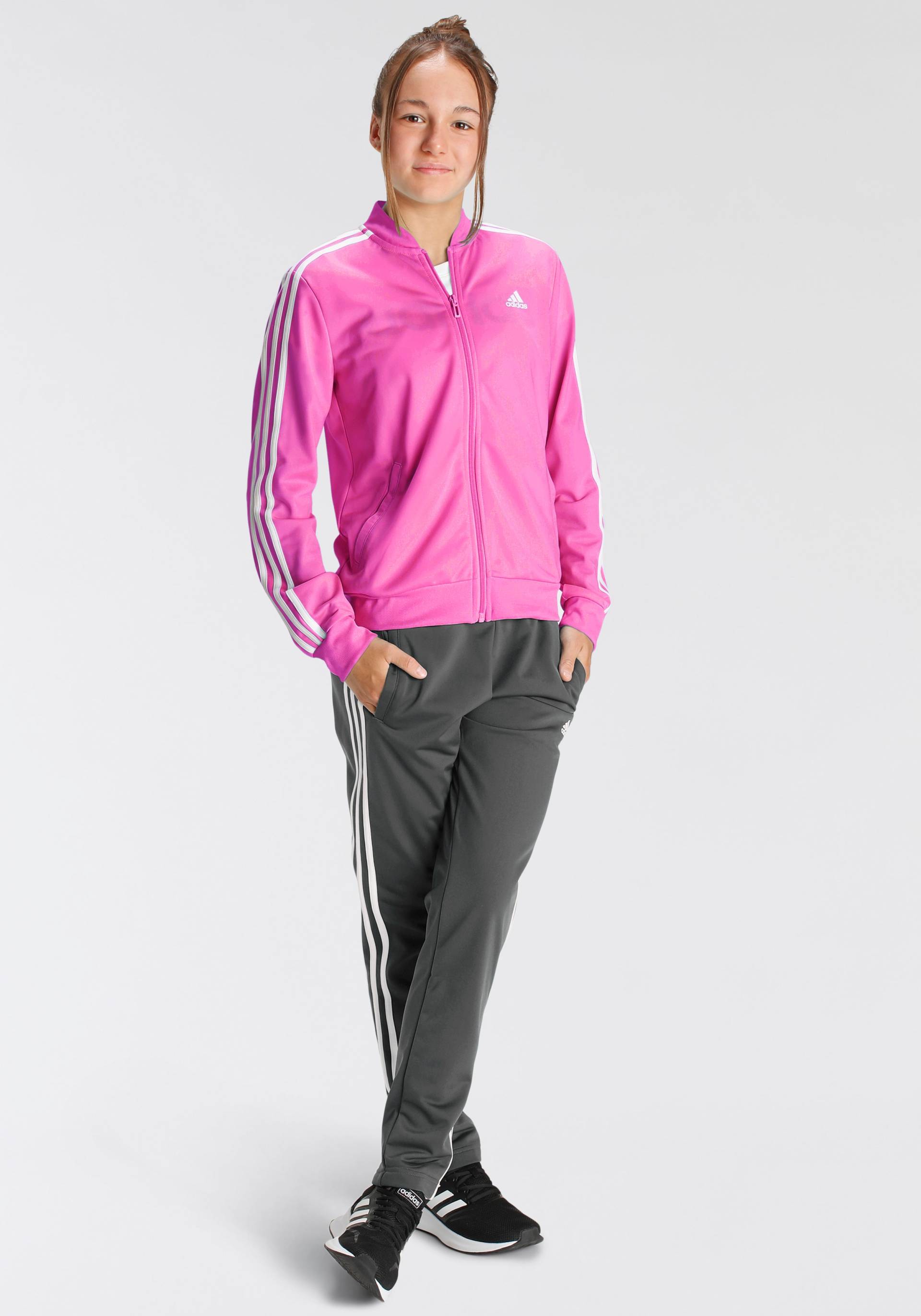 adidas Sportswear Trainingsanzug »ESSENTIALS 3-STREIFEN«, (2 tlg.) von adidas Sportswear