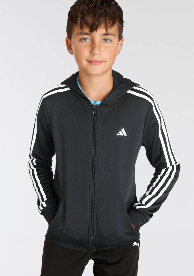 adidas Sportswear Trainingsjacke »TRAIN ESSENTIALS AEROREADY 3STREIFEN REGULARFIT KAPUZENJACKE« von adidas Sportswear