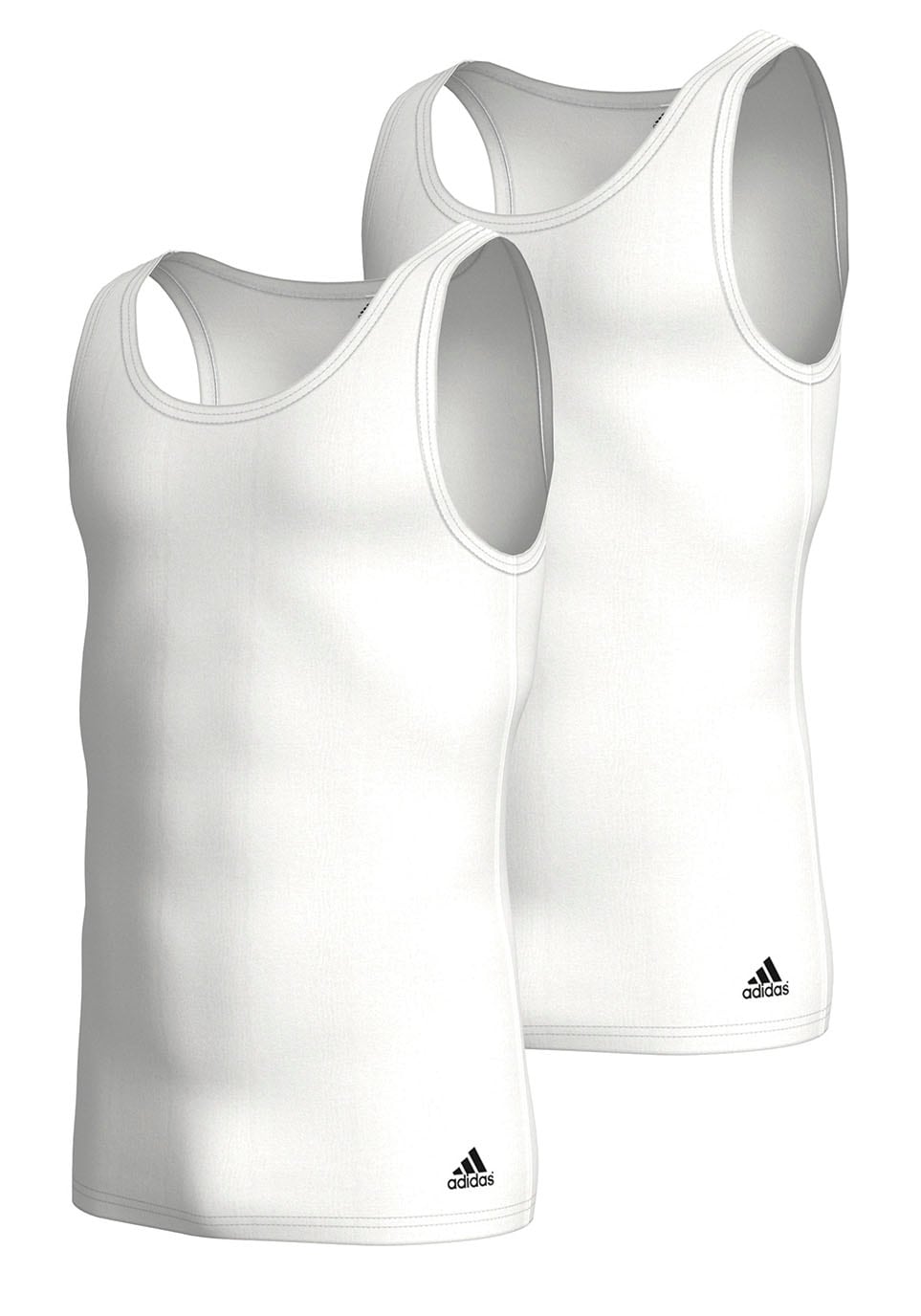 adidas Sportswear Unterhemd »"Active Flex Cotton"«, (2er-Pack), mit multidimensionalem Stretch und Slim Fit von adidas Sportswear